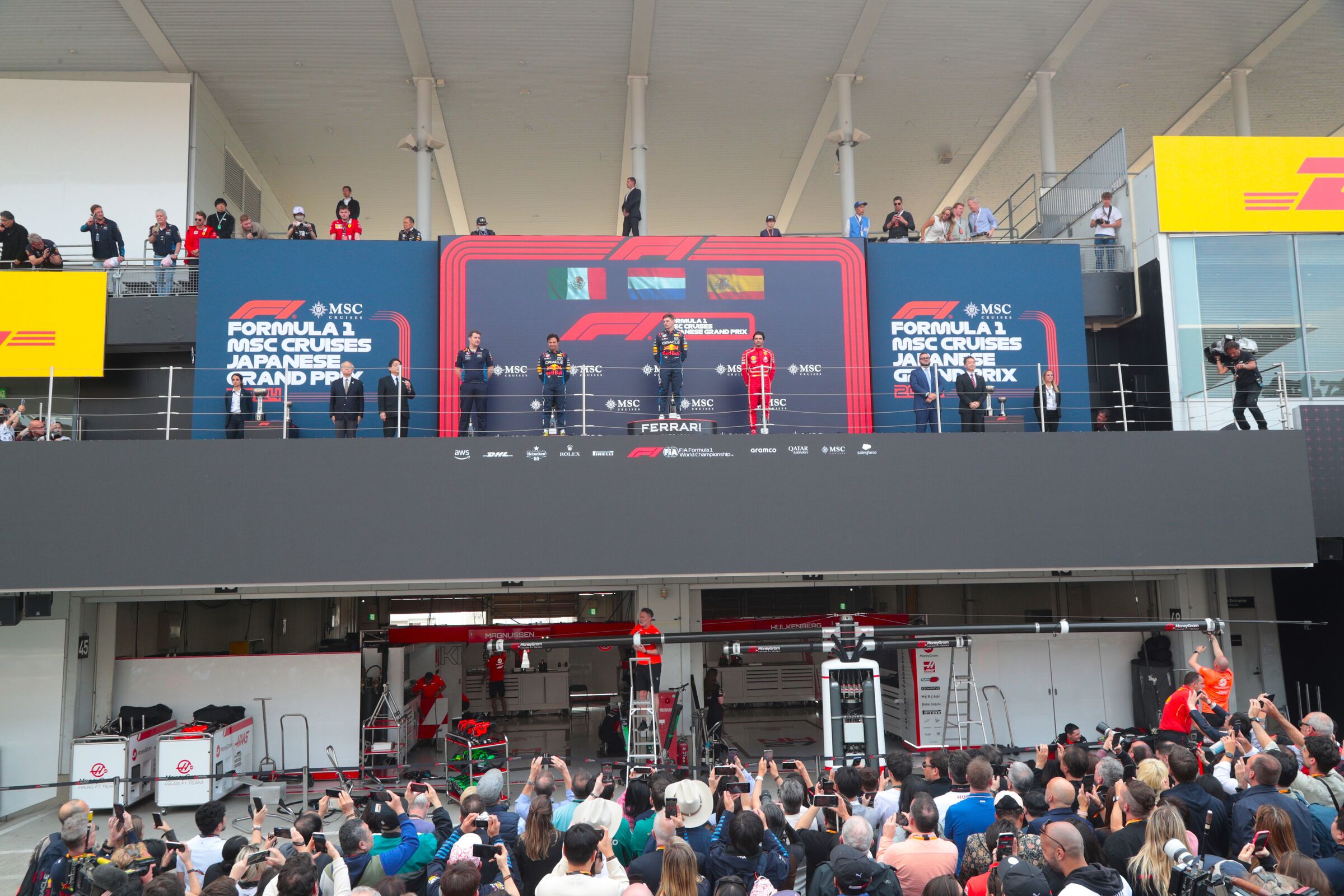 F1® Podium Celebration Access Inclusion